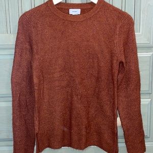 Old Navy Fall Burnt Orange Pumpkin Spice Knit Sweater XS